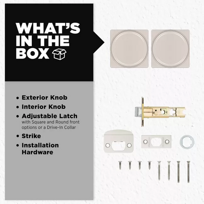 Kwikset - Maven Knob (Square) - Hall/Closet