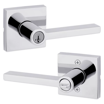 Halifax Lever (Square) - Keyed - featuring SmartKey
