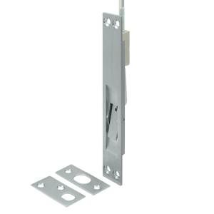 Deltana 12EFB26D.BX2 Box of 2 12" Extension Flush Bolt; Solid Brass; Satin Chrome Finish