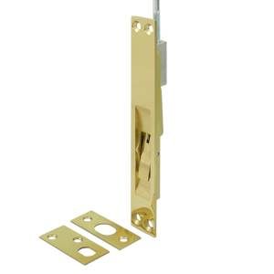 Deltana 12EFB3.BX2 Box of 2 12" Extension Flush Bolt; Solid Brass; Bright Brass Finish