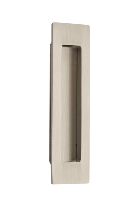 Emtek 220306US15 6" Modern Rectangular Flush Pull Satin Nickel Finish