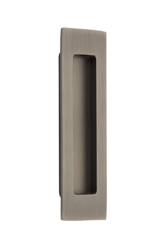 Emtek 220306US15A 6" Modern Rectangular Flush Pull Pewter Finish