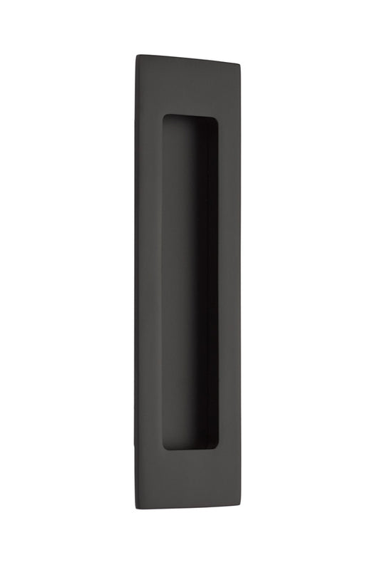 Emtek 220307US19 7" Modern Rectangular Flush Pull Flat Black Finish