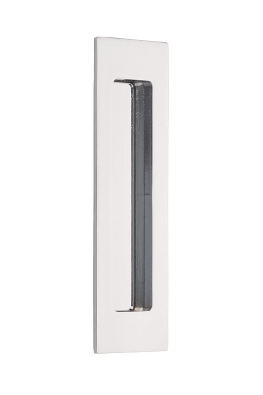 Emtek 220307US26 7" Modern Rectangular Flush Pull Polished Chrome Finish