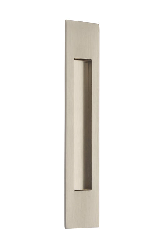 Emtek 220310US15 10" Modern Rectangular Flush Pull Satin Nickel Finish