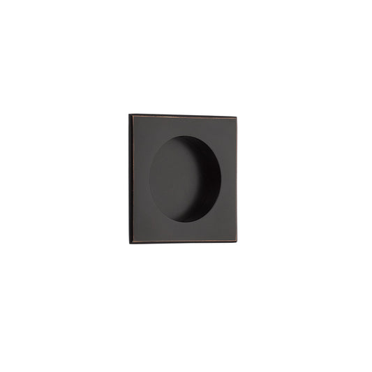 Emtek 2213US10B Square Flush Pull Oil Rubbed Bronze Finish