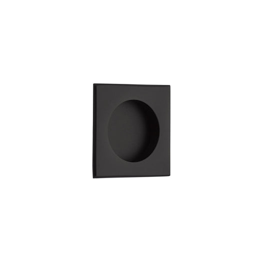 Emtek 2213US19 Square Flush Pull Flat Black Finish