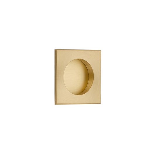 Emtek 2213US4 Square Flush Pull Satin Brass Finish