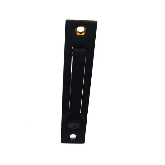 Emtek 2221US19 Edge Pull Flat Black Finish