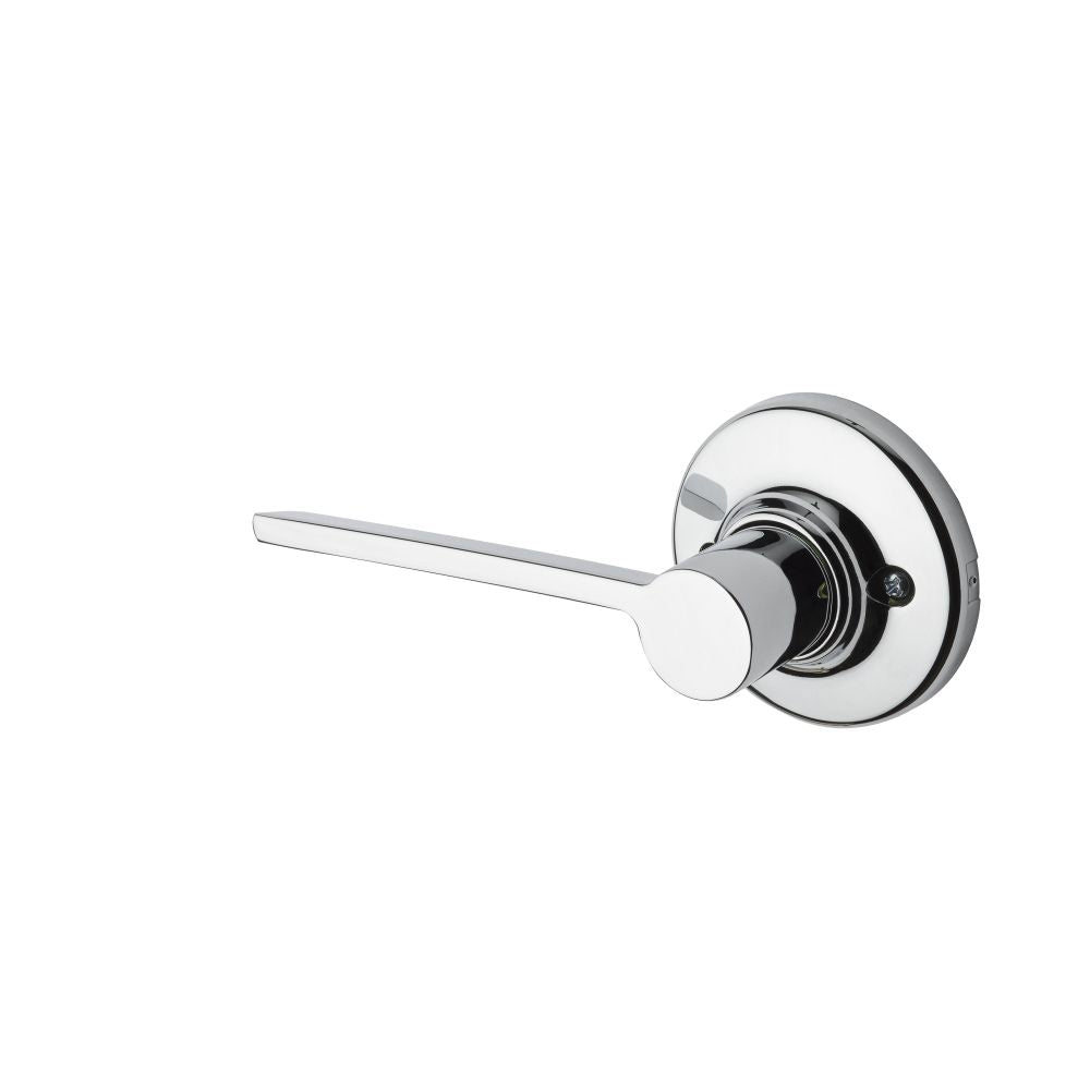 Kwikset 488LRLRDTLH-26V1 Left Hand Ladera Lever with Round Rose Half Dummy with New Chassis Bright Chrome Finish