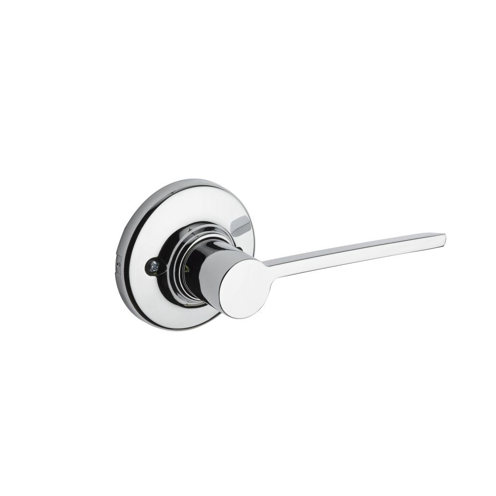 Kwikset 488LRLRDTRH-26V1 Right Hand Ladera Lever with Round Rose Half Dummy with New Chassis Bright Chrome Finish