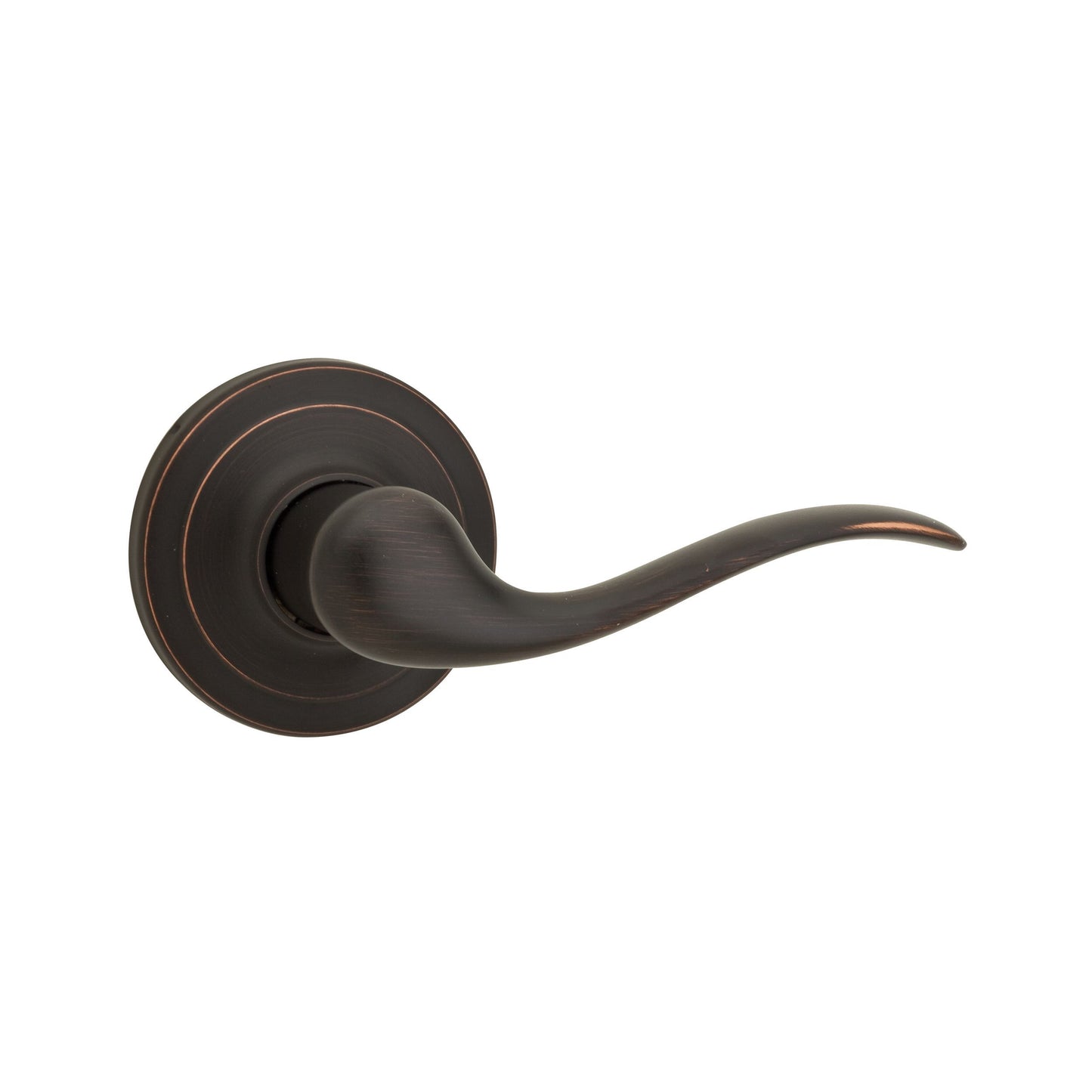 Kwikset 604TNLLH-11PV1 Left Hand Tustin Lever Signature Series Interior Single Cylinder Handleset Trim with New Chassis Venetian Bronze Finish