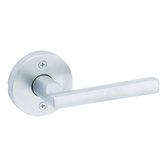 Kwikset 788MRLRDT-26D Montreal Lever with Round Rose Half Dummy Door Lock Satin Chrome Finish