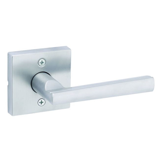 Kwikset 788MRLSQT-26D Montreal Lever with Square Rose Half Dummy Door Lock Satin Chrome Finish