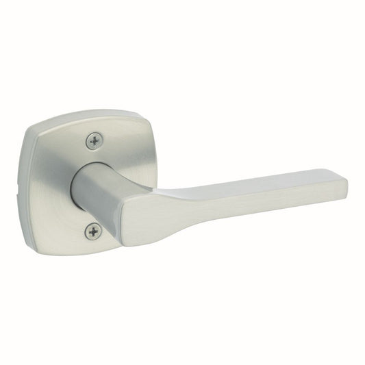 Kwikset 788TPLMDT-15 Tripoli Lever with Midtown Rose Half Dummy Satin Nickel Finish