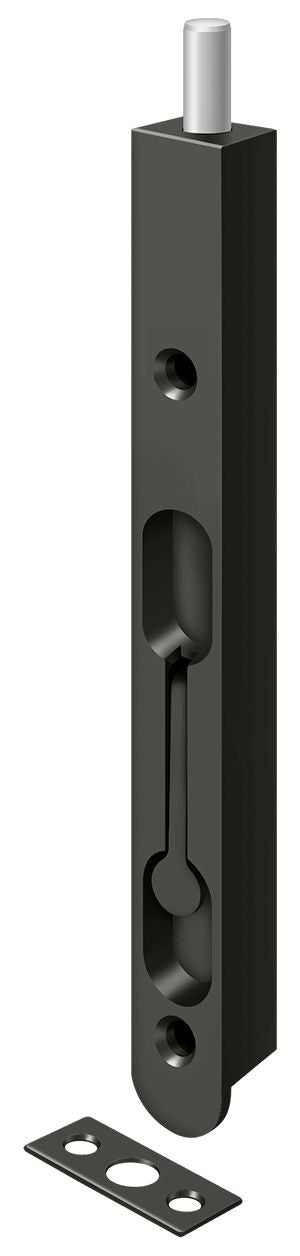 Deltana 7FBZ10B 7" Flush Bolt; Zinc; Oil Rubbed Bronze Finish