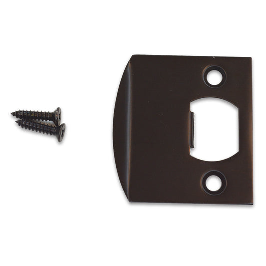 Emtek 86086US10B Extended Lip Strike Square Corner Oil Rubbed Bronze Finish