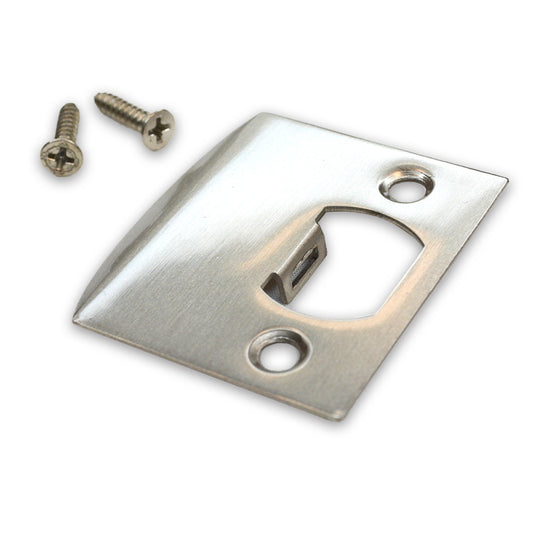 Emtek 86086US15 Extended Lip Strike Square Corner Satin Nickel Finish