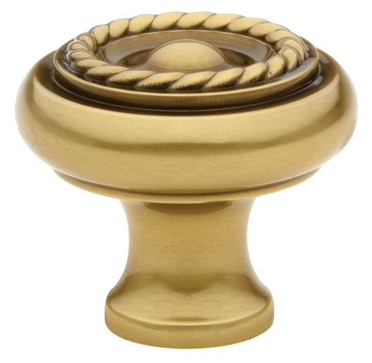 Emtek 86113US7 Rope 1-1/4" Cabinet Knob French Antique Brass Finish