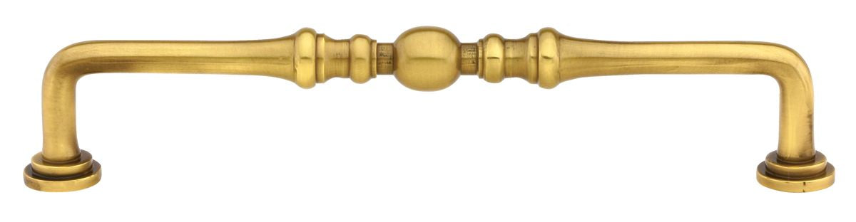 Emtek 86130US7 Spindle Cabinet Pull with 4" Center To Center French Antique Brass Finish