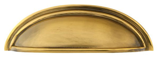 Emtek 86173US7 Cup Cabinet Pull with 4" Center To Center French Antique Brass Finish