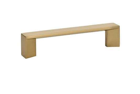 Emtek 86265US4 Trinity Cabinet Pull with 4" Center to Center Satin Brass Finish