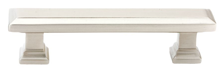 Emtek 86303US15 Geometric Rectangular Cabinet Pull with 10" Center to Center Satin Nickel Finish