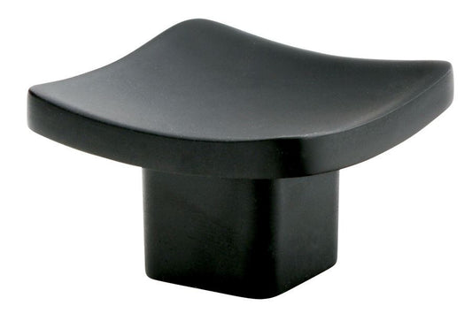 Emtek 86317US19 Basin 1-1/4" Cabinet Knob Flat Black Finish