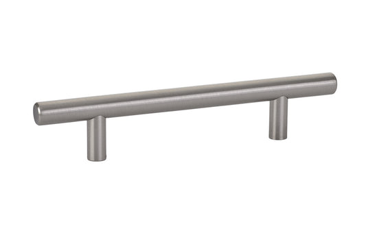 Emtek 86360US15 Brass Bar Cabinet Pull with 4" Center to Center Satin Nickel Finish