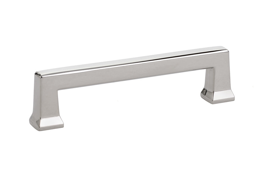 Emtek 86425US14 Alexander Cabinet Pull with 4" Center to Center Polished Nickel Lifetime Finish