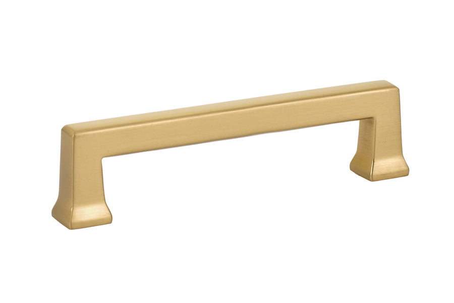 Emtek 86425US4 Alexander Cabinet Pull with 4" Center to Center Satin Brass Finish