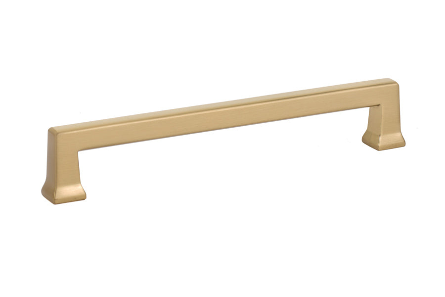 Emtek 86426US4 Alexander Cabinet Pull with 6" Center to Center Satin Brass Finish