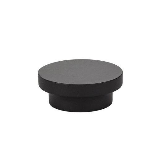 Emtek 86449US19 District 1-5/8" Cabinet Knob Flat Black Finish