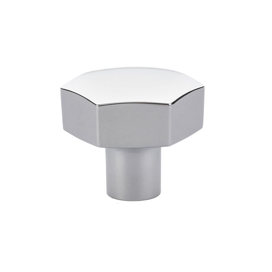 Emtek 86458US26 Mod Hex 1-1/2" Cabinet Knob Polished Chrome Finish