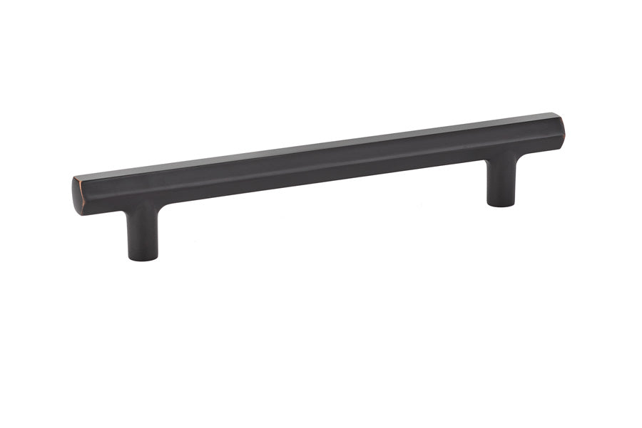 Emtek 86461US10B Mod Hex Cabinet Pull with 6" Center to Center Oil Rubbed Bronze Finish