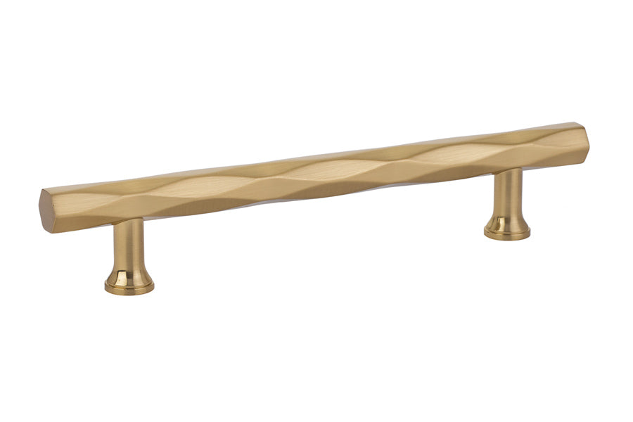 Emtek 86489US4 Tribeca Cabinet Pull with 5" Center to Center Satin Brass Finish