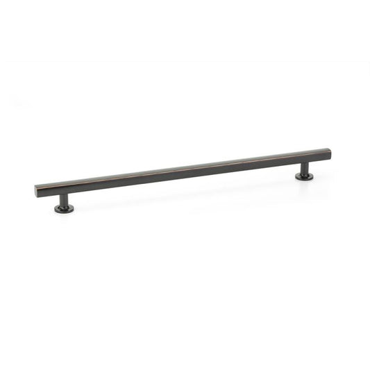 Emtek 86678US10B Freestone Cabinet Pull with 12" Center to Center Oil Rubbed Bronze Finish