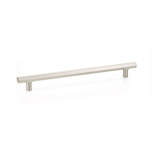 Emtek 86680US15 Mod Hex Cabinet Pull with 10" Center to Center Satin Nickel Finish