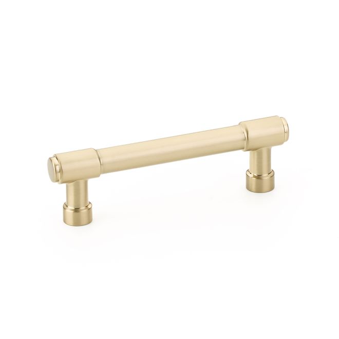 Emtek 86686US4 Jasper Cabinet Pull with 3-1/2" Center to Center Satin Brass Finish