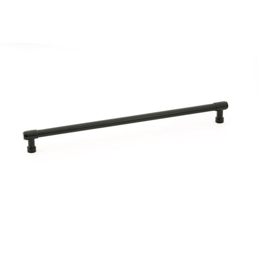 Emtek 86692US19 Jasper Cabinet Pull with 12" Center to Center Flat Black Finish