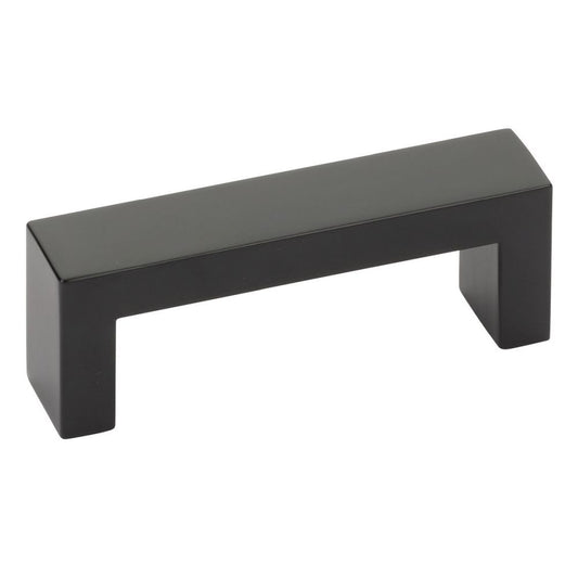 Emtek 86720US19 Keaton Cabinet Pull with 12" Center to Center Flat Black Finish