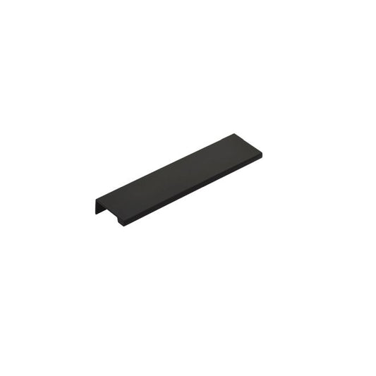 Emtek 87120US19 Edge Cabinet Pull with 6" Center to Center Flat Black Finish