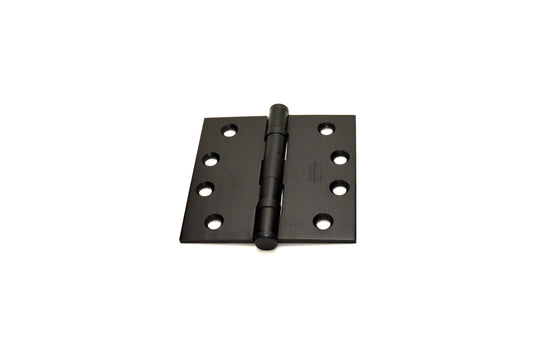 Emtek 96414US10B Pair of 4" x 4" Square Solid Brass Heavy Duty Ball Bearing Hinges Oil Rubbed Bronze Finish