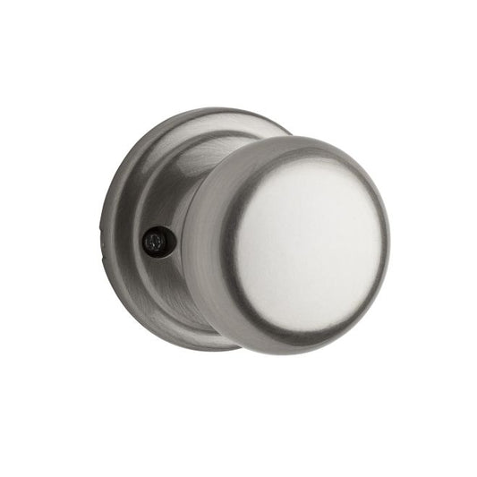 Kwikset 966H-15GC Hancock Knob Interior Single Cylinder Handleset Trim with New Chassis Satin Nickel Finish