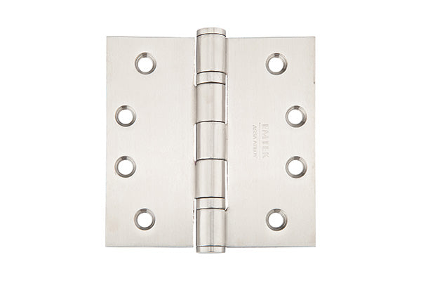 Emtek 9841432DSS Stainless Steel Pair of 4" x 4" Square Heavy Duty Ball Bearing Hinges Brushed Stainless Steel Finish