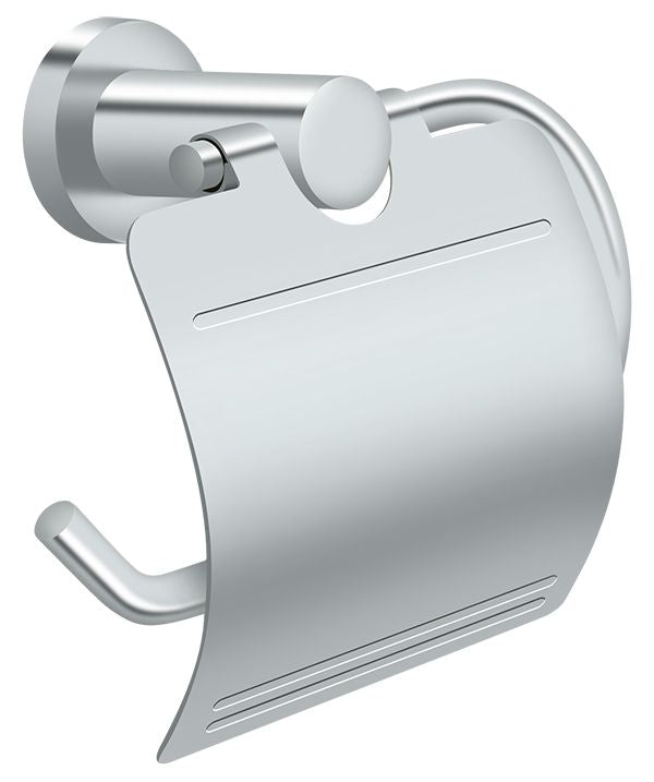 Deltana BBN2011-26 Toilet Paper Holder with Cover; BBN Series; Bright Chrome Finish