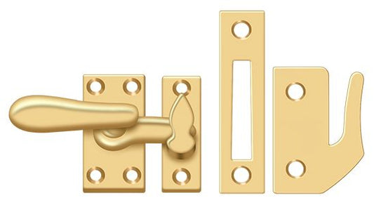 Deltana CF66CR003 Window Lock; Casement Fastener; Medium; Lifetime Brass Finish