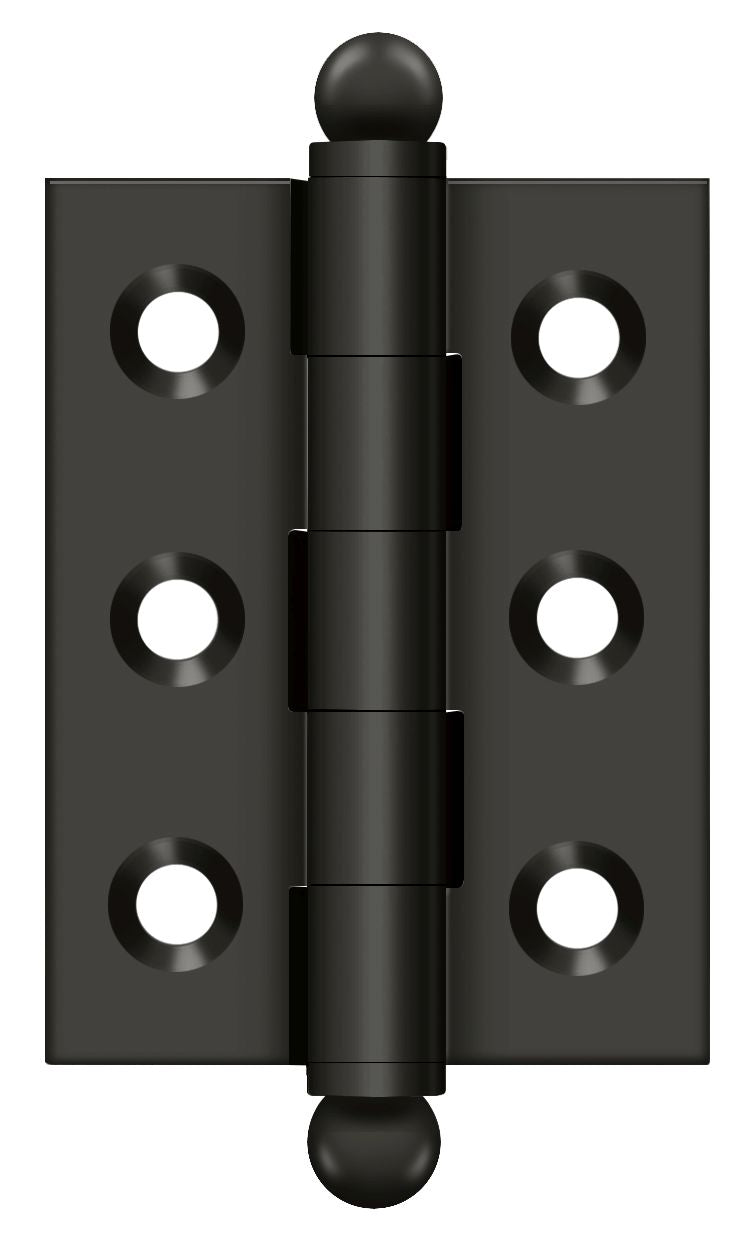 Deltana CH2015U10B 2" x 1-1/2" Hinge; with Ball Tips; Oil Rubbed Bronze Finish