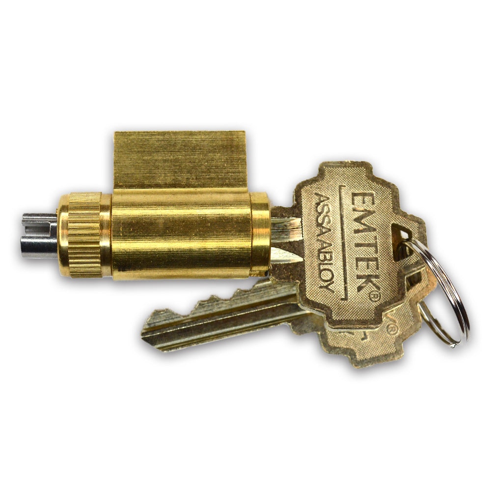 Emtek CY4-PSCHCTS2-US3 Key-In Knob or Lever, Single Keyed, Schlage C Cylinder for US3, US4, US7 and US3NL Finishes