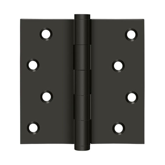 Deltana DSB410B-RZ 4" x 4" Square Hinge Residential / Zig-Zag; Oil Rubbed Bronze Finish